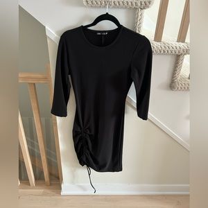 Zara long sleeve tied dress